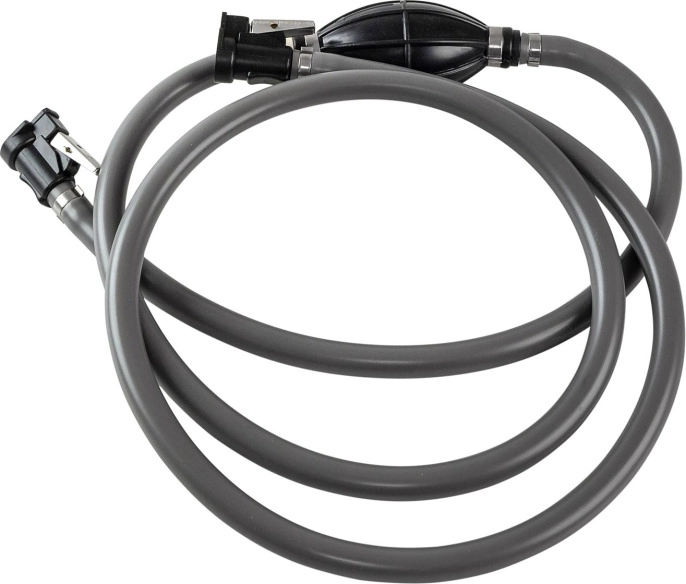 Шланг топливный Easterner 8 мм с грушей армир для плм OMC 45/140см (C24630)